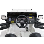 Elektrické autíčko Jeep Wrangler Rubicon Lift 4x4, 24V - biele